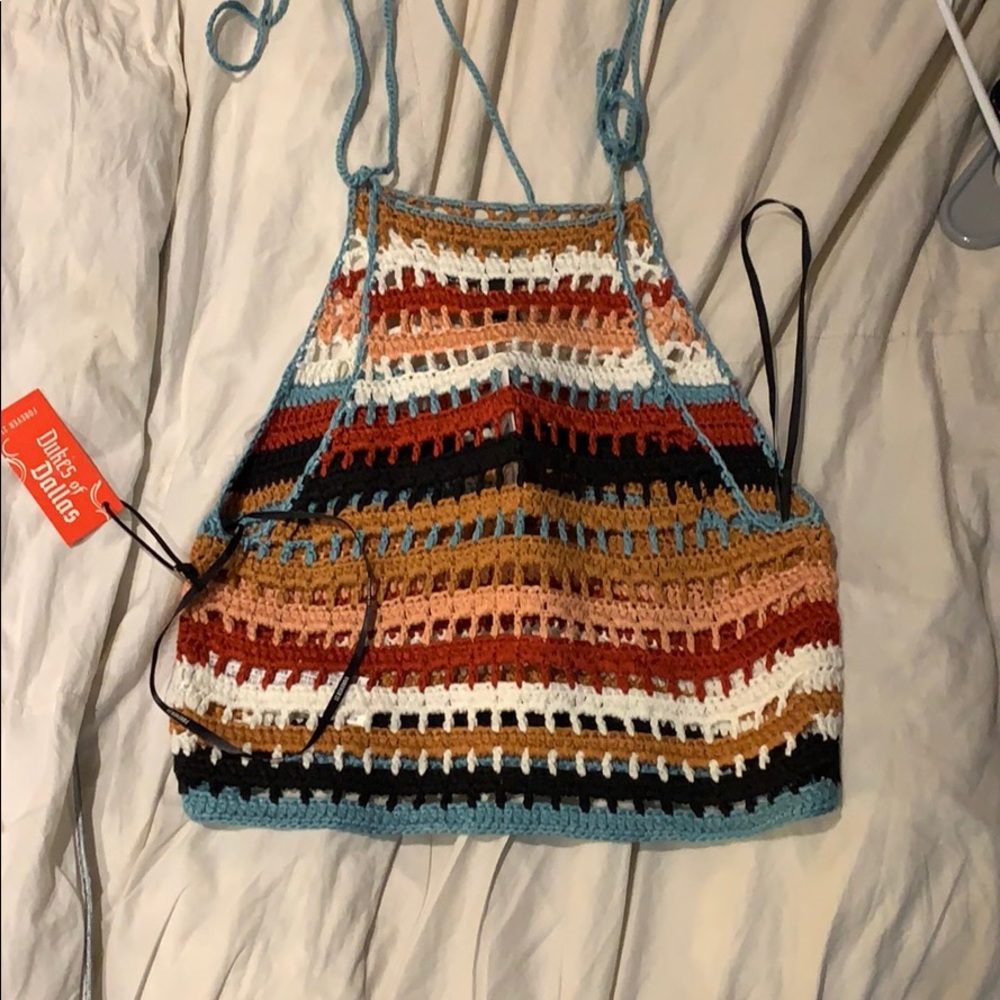 Colorful crop top